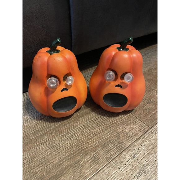 Russ Halloween Googly Spring Eyed Pumpkins - Blinking Eyes Vintage - Picture 12 of 12